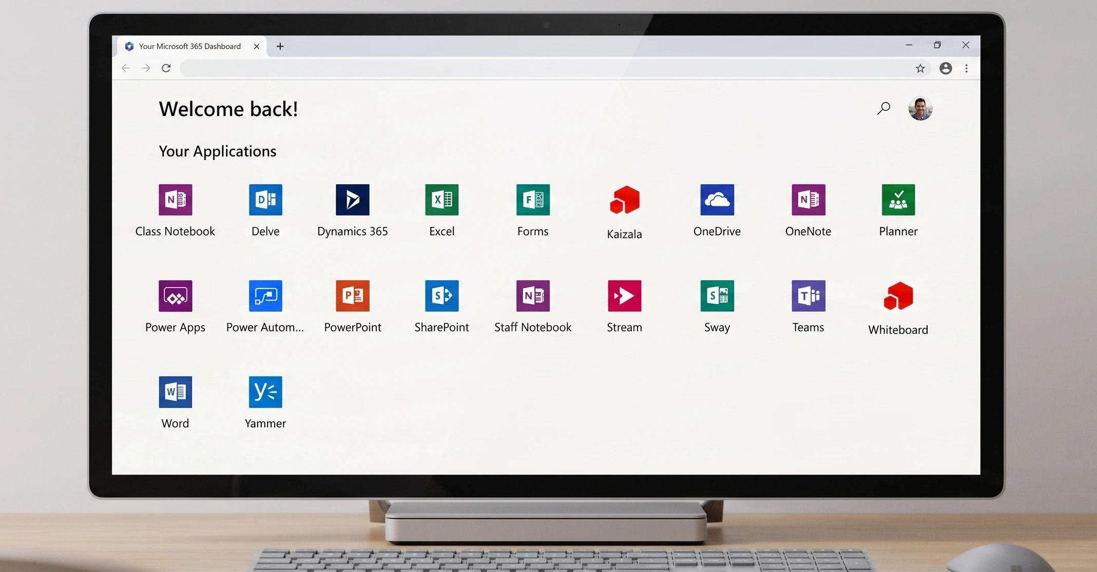 Team using familiar Office apps like Word, Excel, and Outlook to get work done faster